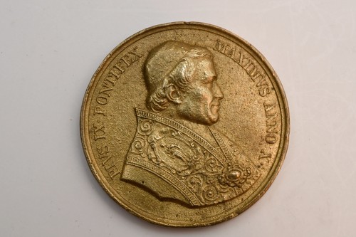 Medaglia peltro vaticano papa - peltro,
