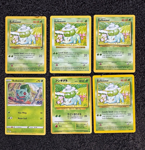 Bulbasaur pokémon tcg lotto - tcg, 6
