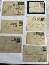 Lotto 7 buste e cartoline