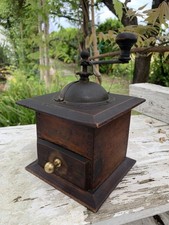 Antico Macina Caffè In Legno 