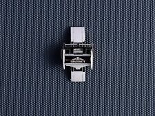 Fibbia orologio originale Longines acciaio inox 18 mm argento L639119706 ricambio