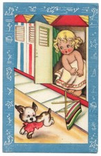 Bambina spogliata in cabina al