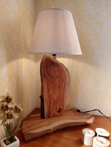 Lampada arredamento legno - lampada, da