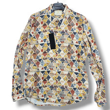 Camicia uomo viscosa stampa - viscosa,