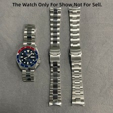 Per Seiko 5 Sports SSK001 003 SRPD53 22mm Acciaio Massiccio Bracciale Oyster Cinturino Orologio