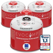 EVOCAMP 3x Cartuccia Gas