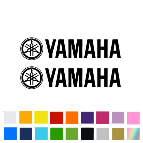 Adesivi yamaha decalcomania - adesivi,