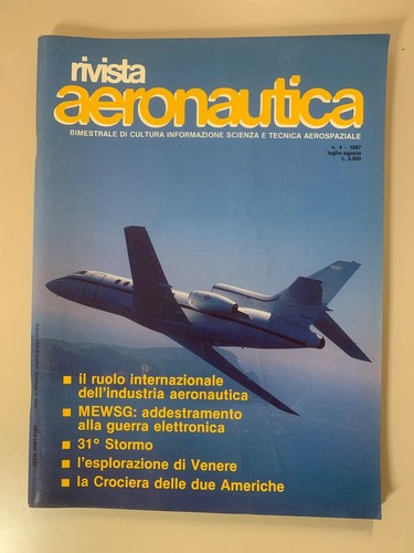 Rivista aeronautica 1987 - rivista,