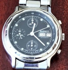 Cronografo BARRETT Automatic Doppio Datario Valjoux 7750 Braccialato Diver 100mt
