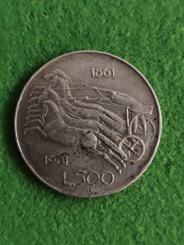 Moneta 500 lire argento - lire,