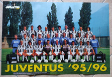 JUVENTUS SQUADRA FORMAZIONE 1995/1996 MAXI POSTER 80X54 JUVE