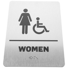 Cartello Bagno Dei Servizi