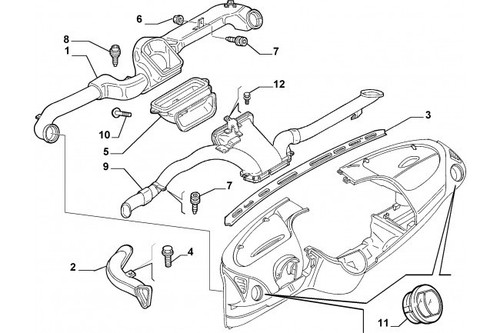 735279301 diffusori fiat - 735279301,