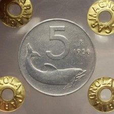 5 lire -It- 1956 - Bel BB+