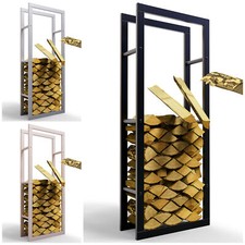 Legnaia Da Esterno In Legno Scaffale Per Legna Da Ardere Zincato