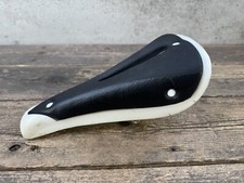 Trick Top Sedile Bmx Vintage Old School Bianco Nero Imbottito Freestyle