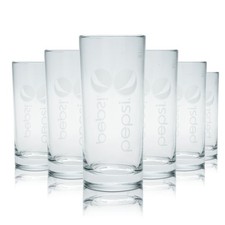 Set 6 bicchieri Pepsi vetro