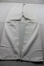 Lee Marion Lady Le Riders Jeans Pantaloni W33 L33 Bianchi Buono #L1996