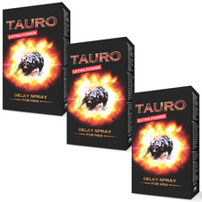 Ritardante Eiaculazione Spray Tauro Extra Forte Uomo Naturale Precoce 3X5 ML