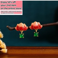 Orecchini pendenti smalto