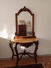 Consolle Antica  XIXsec Luigi Filippo con il Suo Specchio. Vendibili separamente