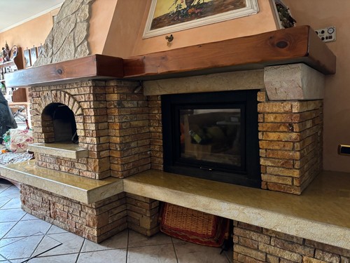 Termo camino forno legna - camino,