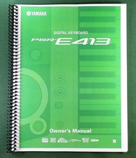 Yamaha PSR-E413 Instruction