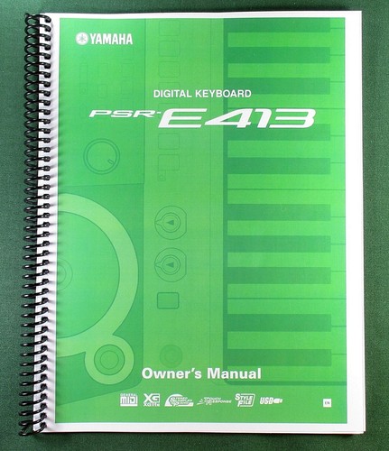 Yamaha psr e413 instruction - psr-e413,