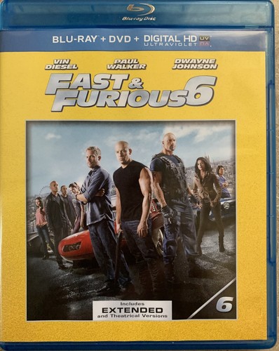 Fast furious blu - 6, (blu-ray
