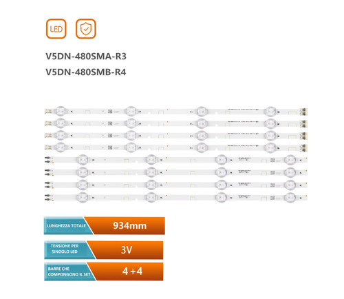 Kit barre led samsung - 8,