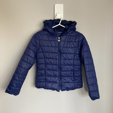 Cappotto imbottito blu con