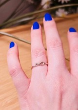 Anello fedina fiocco - anello,