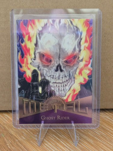Fleer marvel metal base ghost - fleer,
