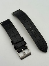 breil milano nero pelle 22mm cinturino strap leather