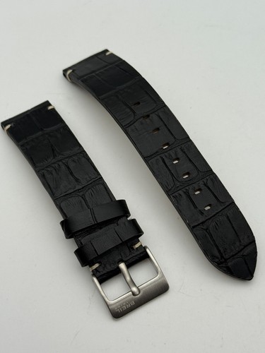 Breil milano nero pelle 22mm - milano,