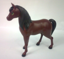Mattel Spirit Untamed Dark Brown Horse Figure Toy 2020 Black Mane 8 Inch