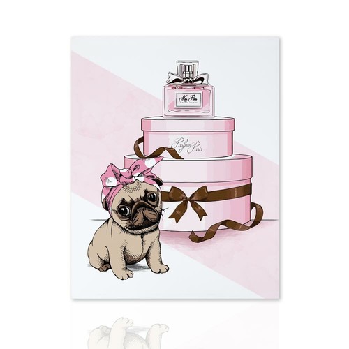 Quadro tela cane - tela,