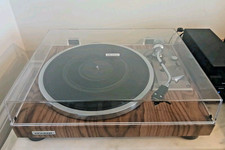 PIONEER Giradischi Braccio Cartuccia Vero Noce Impiallacciatura Nuovo Coperchio