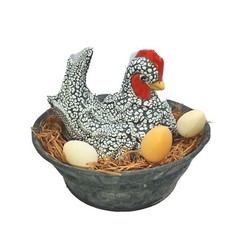 Statuina pollo gallina