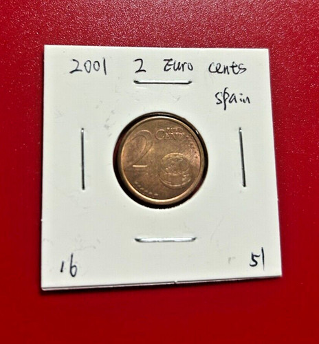 2001 euro centesimi spagna - 2001,