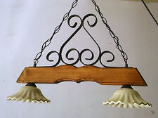 Lampadario bilanciere rustico