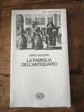 CARLO GOLDONI LA FAMIGLIA DELL ANTIQUARIO EINAUDI SIGILLATO