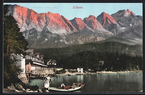 Eibsee barca riva al - eibsee,,