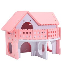  Pink Wooden Hamster Net