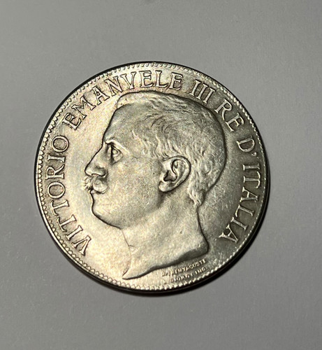 Moneta argento lire - 5, 1861