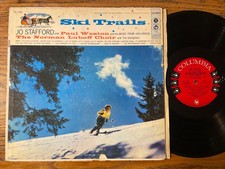 RARE Jo Stafford Ski Trails / Christmas LP Columbia 6 Eye Mono Holiday VG+!!!!