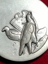 Medaglia GARA TIRO A SEGNO Argento 800 Anni 30 Pnf