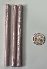 10 Pezzi stick colla a caldo Rosa Perlato 11mm X 120mm