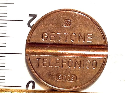 Gettone telefonico 8003 - gettone,