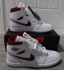 Nike Air Jordan 1 Hi 85 - Bianco/Team Rosso/Bianco - Taglia UK 11 - (BQ4422-161)